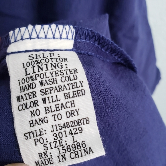 Baltic Born Odette Navy And White Tiered Open Back Midi Dress - Picture 5 of 7